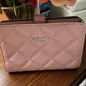 Kate Spade Blush Quilted Wallet